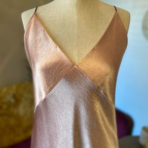 Vince. (nordstrom) pink silky slip dress